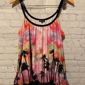 NWOT! City Chic tropical oversized tank